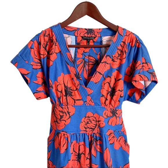 Marissa Webb Luciano Dress Small Blue Red - Picture 3 of 7